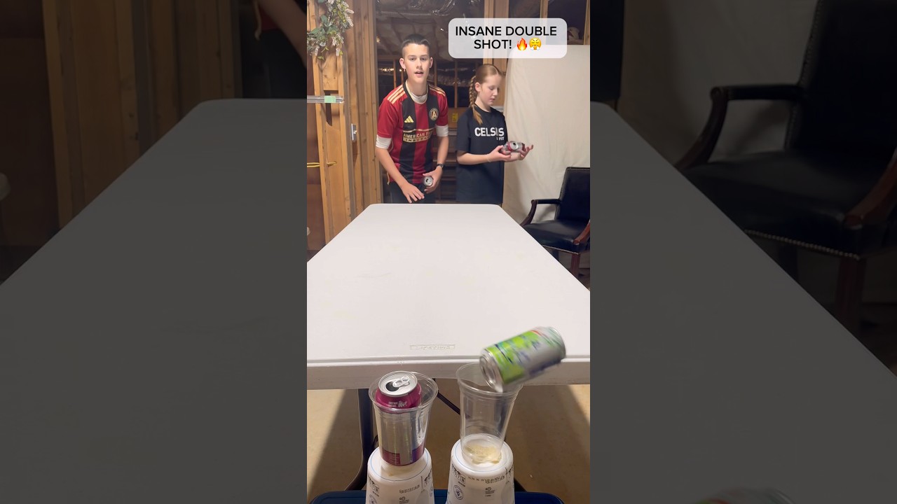 AMAZING Double Slide Trickshot 🔥😤 #shorts #slide #trickshots #insane