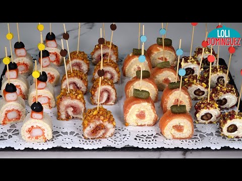 CANAPÉS DE ÚLTIMA HORA ESPECIAL NAVIDAD. Fáciles, rápidos y deliciosos canapés para disfrutar