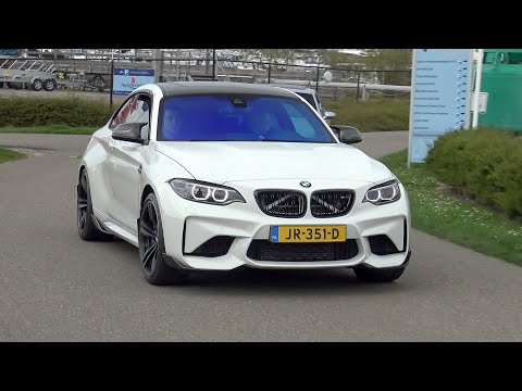 BMW M2 F87 with M Performance Exhaust - Revs,  Accelerations & Burnout !