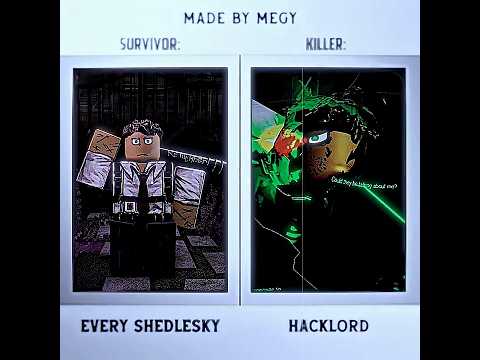 Everyone Shedlesky Vs Hacklord in Forsaken Edit #roblox #edit #robloxedit #forsaken #robloxshorts