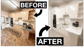 £100 DIY KITCHEN MAKEOVER | NEW KITCHEN ON A BUDGET | HOME RENOVATIONS BEFORE AND AFTER