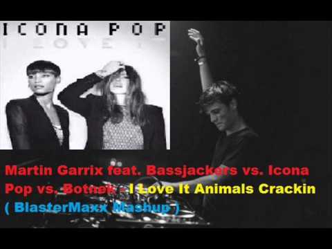 Martin Garrix feat  Bassjackers vs  Icona Pop vs  Botnek   I Love It Animals Crackin   BlasterMaxx M