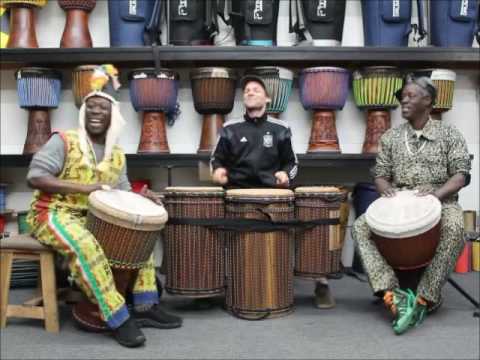 Drumskull Drums w/ Bolokada Conde, Dr. Djo Bi, & Joshua Strodtman