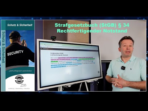 Strafgesetzbuch (StGB) § 34 Rechtfertigende Notstand