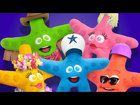 Five Little Starfish! Counting Song | On The Dock! Kids Songs
