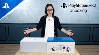 PlayStation VR2 - Unboxing du casque - Déballage du carton | PS VR2