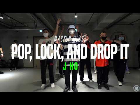 Huey - Pop, Lock & Drop It | J HO Class | Justjerk Dance Academy