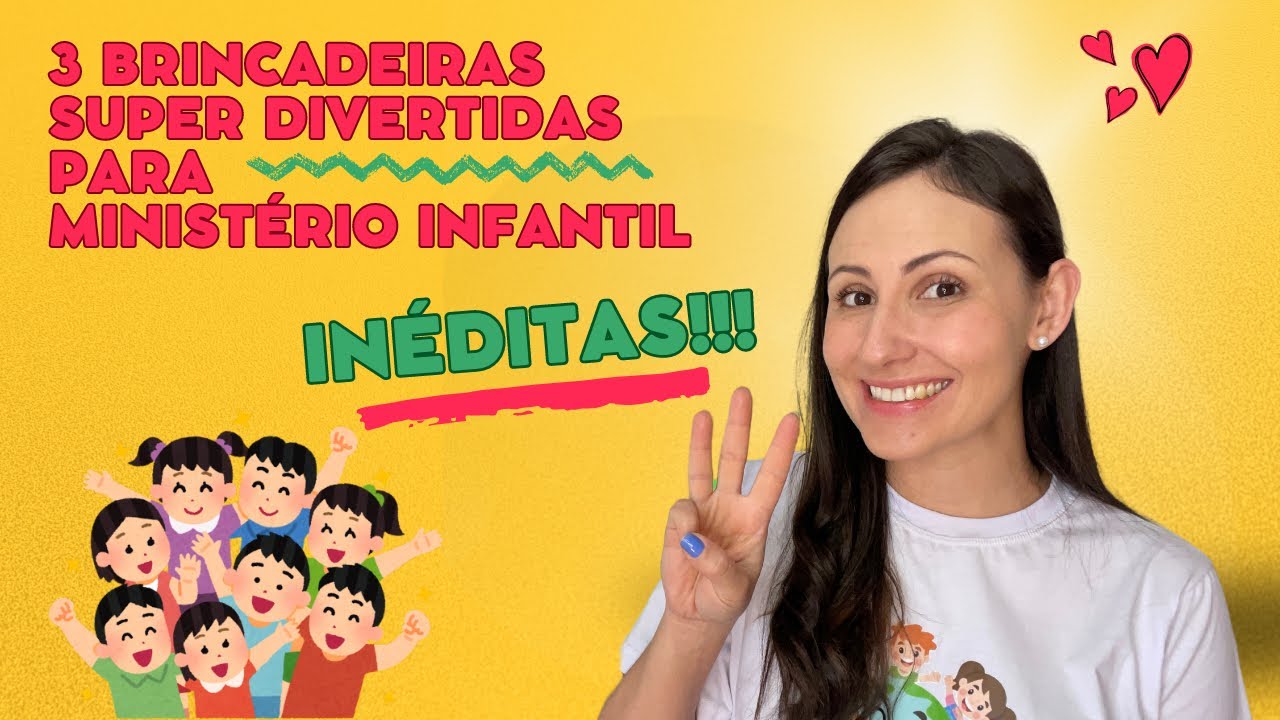 3 Brincadeiras SUPER DIVERTIDAS para o Ministério Infantil (INÉDITAS!!!)