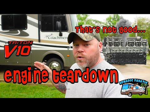 Engine Repair Begins ~ Ford V10 F53 RV Is TICKING & KNOCKING