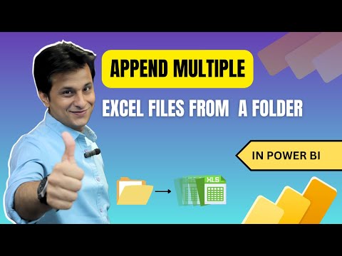 14.4 Append multiple Excel files from a folder in Power BI (Power Query ...