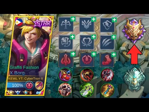 NEW X.BORG BUILD AND EMBLEM SET 2023 TO EASY RANK UP IN THIS SEASON 27 | MLBB