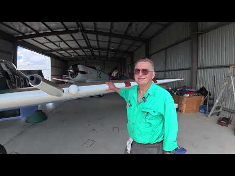 Interview with Peter Gartshore the owner of Spitfire MV154 at Archerfield Airport on 3 March 2026