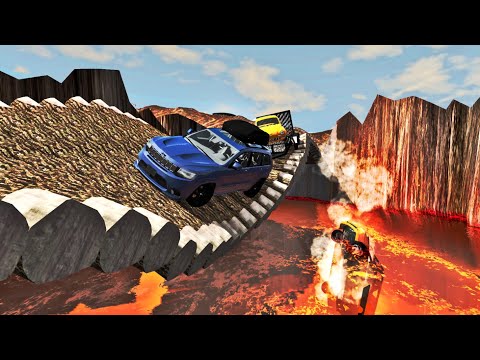 Cars VS Lava 😱 – BeamNG.Drive