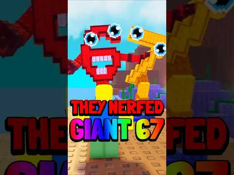 The DEVS NERFED my GIANT 67 in Plants Vs Brainrots #roblox #robloxfyp #plantsvsbrainrots
