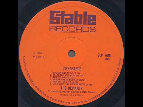 The Deviants "Disposable" 1968 *You've Got To Hold On*