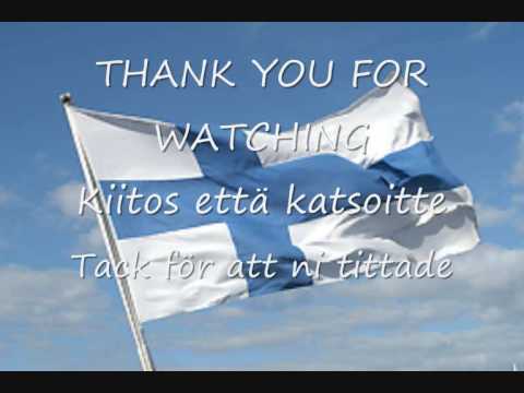 Maamme - Vårt Land   (Our Land)   Finland Anthem with lyrics