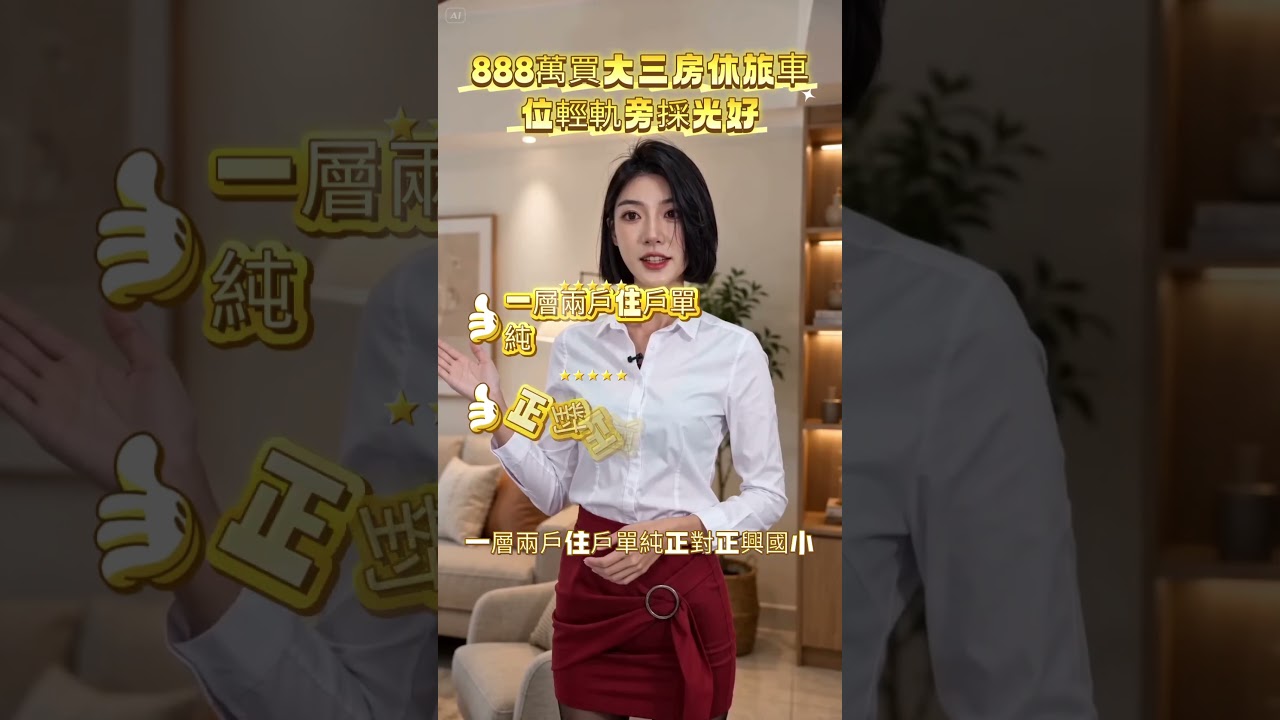 大順路C29輕軌樹德家商站｜校園旁、屋況免整理｜採光大三房+可停休旅車位 888萬