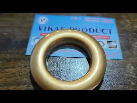 Jumbo Size Spray Gold Curtain Eyelet Ring With Washer