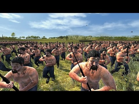 5000 Crossbows vs 2000 Falxmen Attila Total War