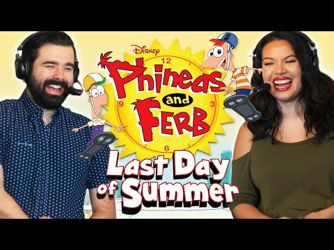 We Watched PHINEAS AND FERB SEASON 4 EPISODE 36 & 37 For the FIRST TIME! LAST DAY OF SUMMER