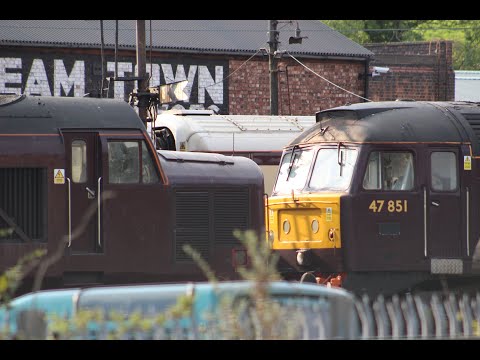Trains at Carnforth Steamtown and Hest Bank 9/08/20