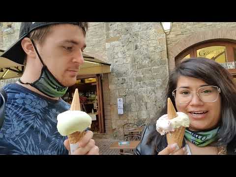 Proviamo il GELATO più BUONO DEL MONDO! San Giminiano