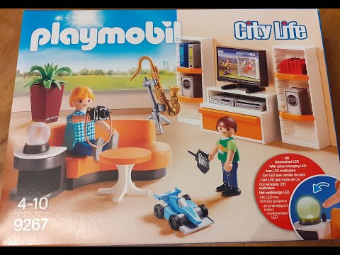 Playmobil City Life Wohnzimmer Unboxing