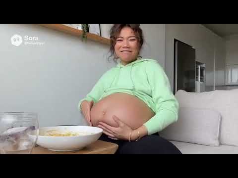 Wow, perché questa donna ha una pancia così grande?😂😂