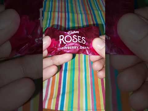 Cadbury Roses Strawberry Dream Yummy Chocolate Mouth Watering #chocolate #shorts