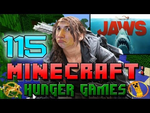 Minecraft: Hunger Games w/Mitch! Game 115 - JAWS!