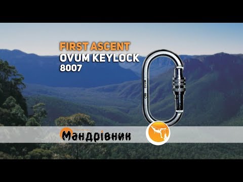 Карабін First Ascent 8007 Ovum Keylock - фото 1 - id-p2545079332