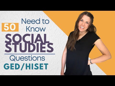 GED/HiSET Social Studies Questions that you Need to Know!