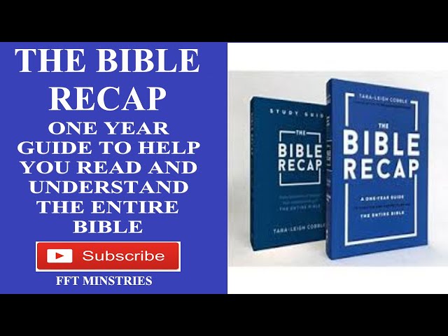 Vídeo relacionado con La sinopsis de la Biblia: Guía de un año para leer y comprender toda la Biblia