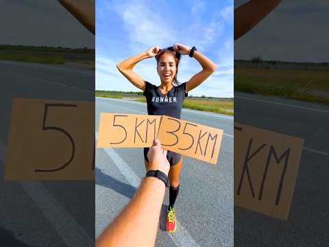 HOW TO RUN 35 KM 😂 LONGEST RUN OF MY LIFE 💪 in 2h:47’:42” - pace of 4’:47”/km #running #run