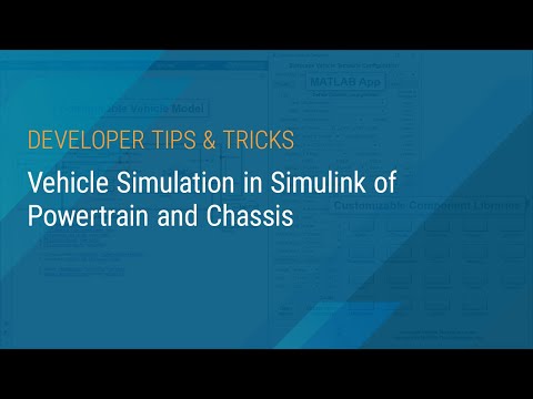 Vehicle Simulation in Simulink of Powertrain and Chassis