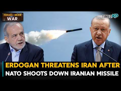 Turkey's Erdogan Threatens Iran After NATO Shoots Down Iranian Missile| Iran-Israel-U.S. War