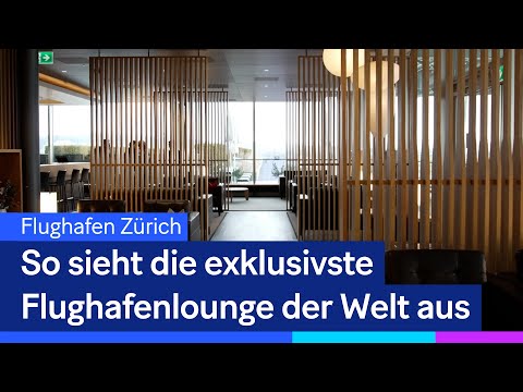 Swiss First Class Lounge – So sieht es in der exklusivsten Flughafenlounge der Welt aus
