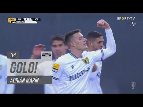 Goal | Golo Adrián Marín: Famalicão (3)-0 Moreirense (Liga 21/22 #22)