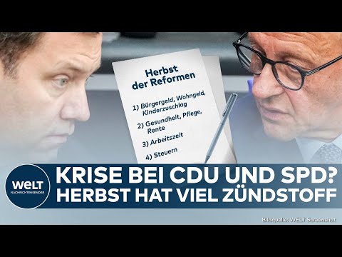 DEUTSCHLAND: Zerreißprobe bei Merz und Klingbeil! Geplante Reformen im Herbst haben Sprengkraft