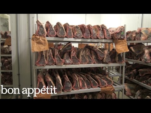 Inside DeBragga & Spitler's Dry-Aging Room
