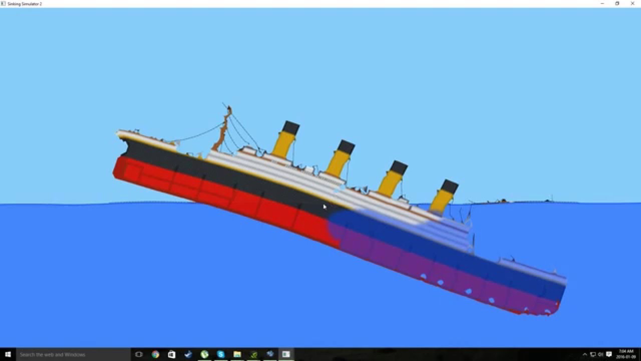 Titanic Sinking -- Sinking Simulator 2. Alpha 1.5 - YouTube