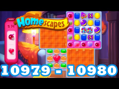 Homescapes Level 10979 - 10980 HD 3 - match puzzle Gameplay Walkthrough | android IOS | GameGo Game
