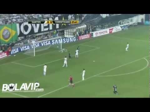 Santos 0 x 1 Corinthians - Gol de Emerson Sheik (Narração Nilson Cesar) Libertadores Semi Final