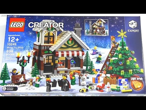 Vidéo LEGO Creator 10249 : Le magasin de jouets d'hiver