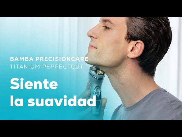 Afeitatrice Cecotec Bamba PrecisionCare Titanium PerfectCut Testine 3D Titanio video