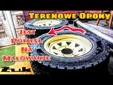 Off-road wheels! 🔥 ŻUK Wife 🛻 How many times can you get stuck? 🥴 Rim painting S01E12 #żuk #rims
