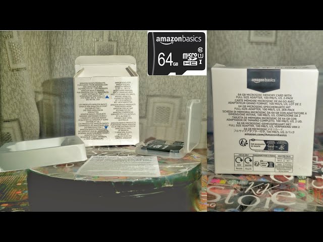 Vídeo relacionado con Amazon Basics Tarjeta de memoria microSDXC con adaptador de tamaño completo, A2, U3, velocidad de lectura de hasta 100 MB/s, 512 GB, negra