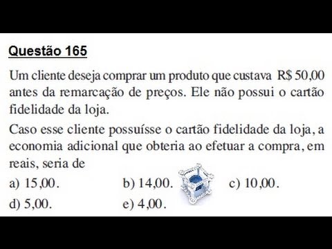 ENEM 2013/2014 QUESTÃO 165 COMENTADA E RESOLVIDA (2° DIA)