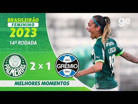 Gols e lances de Palmeiras x Grêmio