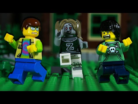 LEGO Zombie Log Cabin Attack STOP MOTION LEGO City Zombie Outbreak | LEGO | Billy Bricks